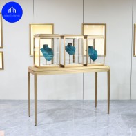 Tủ trưng bày trang sức kính viền kim loại CA11